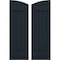 Ekena Millwork Americraft 5-Board (2 Batten) Wood Joined Board-n-Batten Shutters w/Ellipt Top, ARW101BE518X77OBH, PR ARW101BE518X77OBH - alternate 1